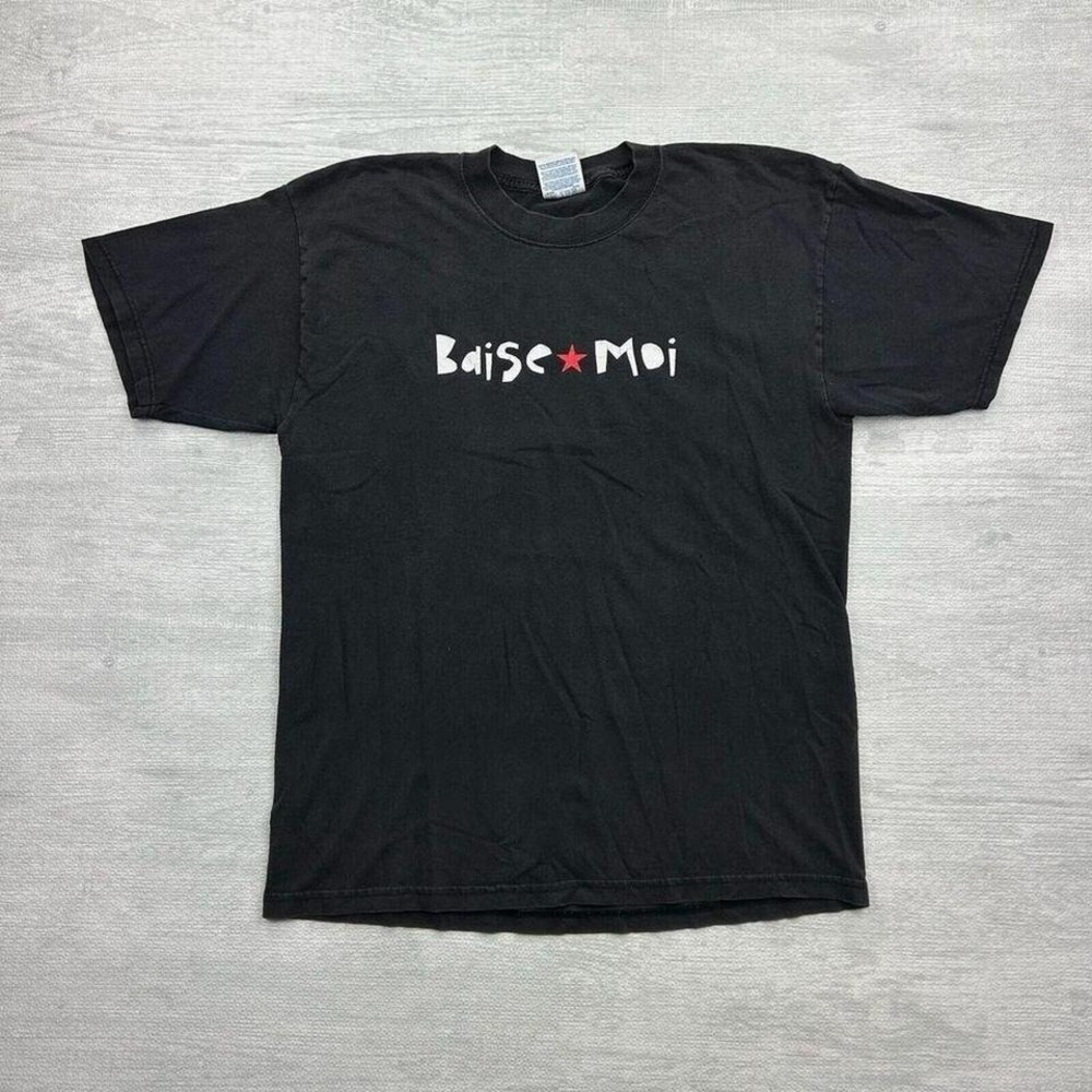 Vintage Baise Moi Shirt Adult Large Black‎ French Erotic Movie Promo
